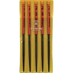 ツボサン MA005-03 ツボサン 組ヤスリ 5本組 丸 細目 MA00503