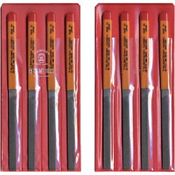 ツボサン HI008-01 ツボサン 組ヤスリ 8本組 平 荒目 HI00801