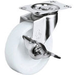 ハンマーキャスターセールス 315E-N125-BAR01 ハンマー Eシリーズオールステンレス自在SP付ナイロン車125mm 315EN125BAR01