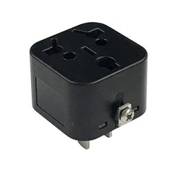 ■本製品は日本国内で使える変換プラグです■海外の電気製品のプラグをAタイプ（日本国内用）に変換できます■アース端子ありで3ピンプラグにも対応■125V/13A本体色ブラック定格13A/125V本製品に差し込める プラグ形状B/BF/B3/C...