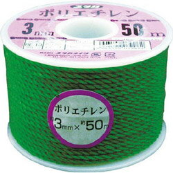 乐天商城 - ユタカメイク ユタカ ロープ PEカラーロープボビン巻 5mm×30m グリーン RE-33 RE33