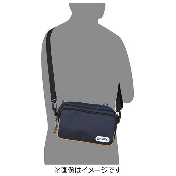 OUTDOOR アウトドア カメラショルダーバッグ03（ブラック） ODCSB03BK ODCSB03BK