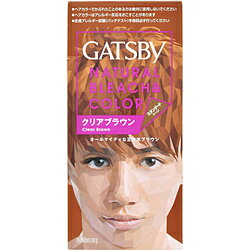 マンダム 【GATSBY（ギャツビー）】ナチュラルブリーチカラークリアブラウン〔ブリーチ〕