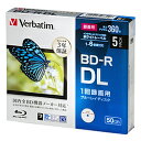 VERBATIMJAPAN ^p BD-R DL 1-6{ 50GB 5y5mmXP[X / CNWFbgv^Ήz VBR260RP5D1-B VBR260RP5D1B