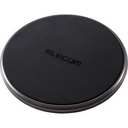 ELECOM(エレコム) Qi規格対応ワイヤレス充電器 10W 5W Type-C入力 卓上タイプ ブラック W-QA14BK WQA14BK