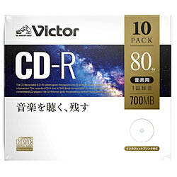 VERBATIMJAPAN 音楽用CD-R 700MB 80分 10枚 AR