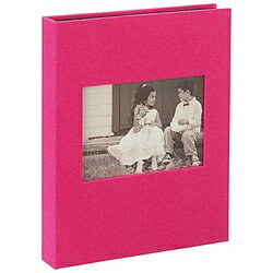 セキセイ HARPER HOUSE フレームアルバムLサイズ80枚収容（ピンク） XP2780