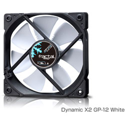 FRACTAL DESIGN(フラクタルデザイン) Fractal Design Dynamic X2 GP-12 White FD-FAN-DYN-X2-GP12-WT (ケースファン/120mm角/1200rpm/ホワイト) FDFANDYNX2GP12WT [振込不可]