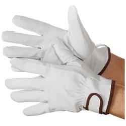 シモン シモン　豚本革手袋マジック式717豚白LL　4134583 4134583