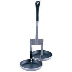 遠藤商事 SAフッ素加工 2連式カキ揚レードル ＜BKK0801＞ BKK0801