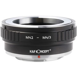 K&F Concept マウントアダプター(M42マウントレンズ → マイクロフォーサーズマウント変換) KF-42M43-2 KF42M432 K&F Concept マウントアダプター(M42マウントレンズ → マイクロフォーサーズマウント変換) KF-42M43-2 KF42M432