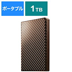 IO DATA(アイオーデータ) HDPT-UTS1BR  外付けHDD 録画HDD 高速カクうす ブリックブラウン HDPTUTS1BR 