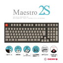 ARCHISS AS-KBM02/SRGBA ARCHISS Maestro2S ゲーミングメカニカル スペースセービングフルキーボード 日本語JIS配列 黒ボディ グレーキーキャップモデル/CHERRY MX 静音赤軸 ASKBM02SRGBA