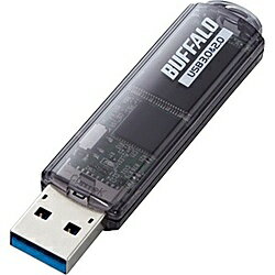 BUFFALO(バッファロー） RUF3-C64GA-BK USB3.0対応 USBメモリー スティックタイプ (64GB/ブラック) RUF3C64GABK 【ドラゴンクエスト?動作確認済み】