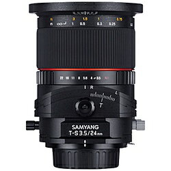 SAMYANG(サムヤン) T-S 24mm F3.5 ED AS UMC TILT-SHIFT フルサイズ対応 [ニコンFマウント] アオリレンズ(MFレンズ) [代引不可]