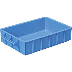 DICプラスチック A型コンテナ　A-1　ボックス型　外寸：W460×D280×H100　青　A1 A1