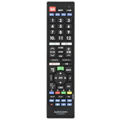 オーム電機 パナソニック ビエラ専用テレビリモコン AV-R340N-P AVR340NP