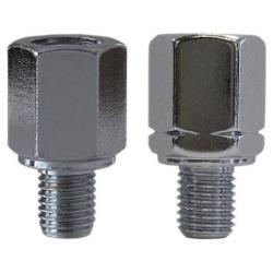 TANAX CM-4ネジケイHアダプター8-10ギャク バイクミラー ナポレオン（NAPOLEON） ネジ径変換アダプタ― カラー： メッキ（正8mm→逆10mm） CM4