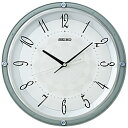 SEIKO 電波掛け時計 「スタンダード」 KX257L 薄青 KX257L