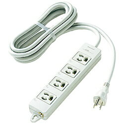 乐天商城 - Panasonic(パナソニック) 電源タップ （3P・4個口・接地15A抜け止め形・マグネット付・1m・グレー)　WCH2414HP WCH2414HP