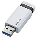 ELECOM(GR) MF-PKU3064GWH@USB[ [USB3.1(Gen1)Ή/mbN/I[g^[@\t/64GB/zCg] MFPKU3064GWH y864z