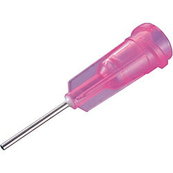 ■安全確実なシリンジ装着を可能にする針元2条ねじ設計です。■大きな4枚羽設計により、シリンジへのねじ込みが確実です。■ニードルサイズを針元の色で判別可能です。【用途】・シリンジの先端につけるニードル。【仕様】・内径（mm）： 0.58・外径（mm）： 0.91・針長（mm）： 12.7・色： ピンク【材質／仕上】・針： ステンレス（SUS304）・針元： ポリプロピレン（PP）安全確実なシリンジ装着を可能にする針元2条ねじ設計です。