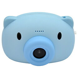 楽天ソフマップ　デジタルコレクションハイテックジャパン Mini Kids Camera BABY PIG（ミニキッズカメラこぶた） HWC11-BL ブルー HWC11BL