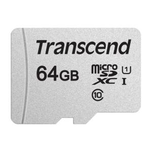 【トランセンド Transcend】microSDXC 64GB UHS-I アダプタなし TS64GUSD300S 読出し(最大)95 MB/s書込み(最大)45 MB/s