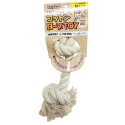 【ペットプロジャパン PetPro】ペットプロ ナチュラルコットンロープTOY Mサイズ