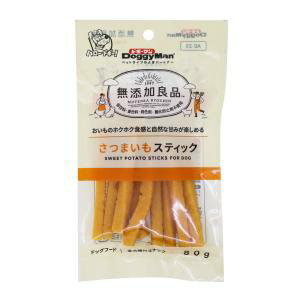 【ドギーマンハヤシ DoggyMan】ドギーマン 無添加良品 さつまいもスティック 80g
