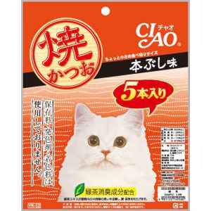 【いなばペットフード】いなば チャオ 焼かつお 本ぶし味 5本入り CIAO
