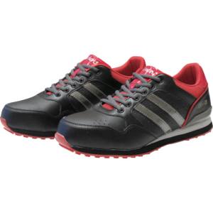 【シモン Simon】シモン NS811BR 26.0 耐滑プロテクティブスニーカー NS811 26.0cm ブラック/レッド