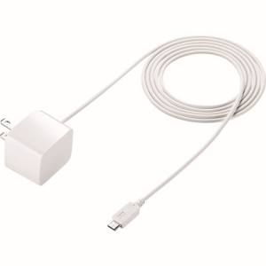 【サンワサプライ SANWA SUPPLY】microUSBケーブル一体型AC充電器(2.1A・ホワイト) ACA-IP45W 【サンワサプライ SANWA SUPPLY】microUSBケーブル一体型AC充電器(2.1A・ホワイト) ACA-IP45W