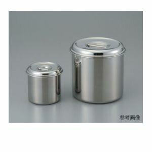 【赤川器物製作所】AG 18-8 ステンレス 深型 キッチンポット 10cm 手無 0.7L 赤川器物