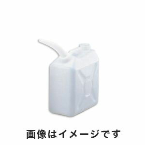 【三宝化成】三宝化成 角型瓶 ノズル付 HDPE製 5L 5-037-01