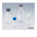 【アズワン AS ONE】アズワン ねじ口瓶角型白 デュラン 青キャップ付 1000mL 1-8870-12 017230-1000(4)