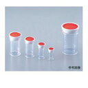 【上園容器】スチロール棒瓶(標本瓶) 10mL 5-090-02 S-10