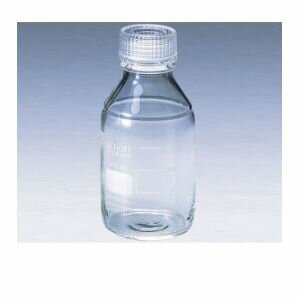 【柴田科学 SIBATA】柴田科学 ねじ口びん(メジュームびん) 透明キャップ付 3.5L 017200-35003