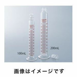 【アズワン AS ONE】アズワン 有栓メスシリンダー 200mL 1-8563-07