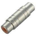 【オーム電機 OHM】オーム電機 中継コネクター RCAピンジャック-RCAピンジャック 01-3034 AUD-P3034S(2)