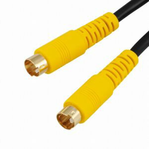 【オーム電機 OHM】オーム電機 S端子 ビデオ接続コード 1m 01-5131 VIS-C10S-K