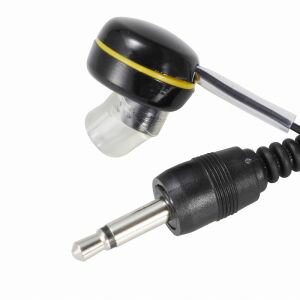 【オーム電機 OHM】オーム電機 モノラルイヤホン テレビ用 φ3.5 3m ブラック 01-0020 EAR-0020