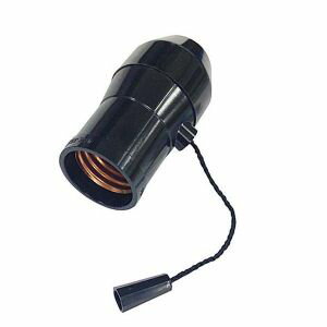 【オーム電機 OHM】オーム電機 プルスイッチ付き ソケット E26用 04-7610 HS-L26PS-G