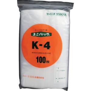 【生産日本社】セイニチ K-4 ユニパック 280×400 0.04mm 100枚入 1