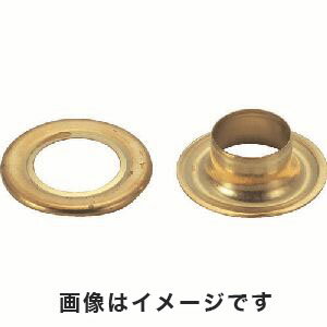 【トラスコ TRUSCO】トラスコ 両面ハトメ 真鍮 4mm 100組入 P-THP-B4