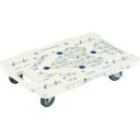 【トラスコ TRUSCO】トラスコ MPK-600JS-W ルートバン 400×600 4輪自在 S付 白 メッシュタイプ TRUSCO メーカー直送 代引不可 北海道沖縄離島不可
