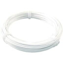【トラスコ TRUSCO】トラスコ カラー針金 ビニール被覆タイプ 2.0mm×25m 白 TCWM-20W
