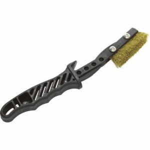 【トラスコ TRUSCO】トラスコ チャンネルブラシ EグリップI型 真鍮線 TEBI-BR