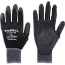 【トラスコ TRUSCO】トラスコ カラーナイロン手袋PU手のひらコート ブラック M TGL-3535-BK-M