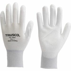 【トラスコ TRUSCO】トラスコ カーボン・ナイロンインナー手袋PU手のひらコート L TGL-9031-L